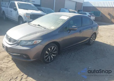 2015 Honda Civic Ex-L from USA, damaged, VIN 2HGFB2F97FH500507
